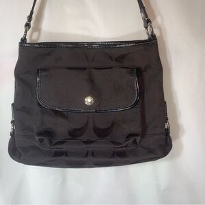 Coach Ashley Black Shoulder Bag
